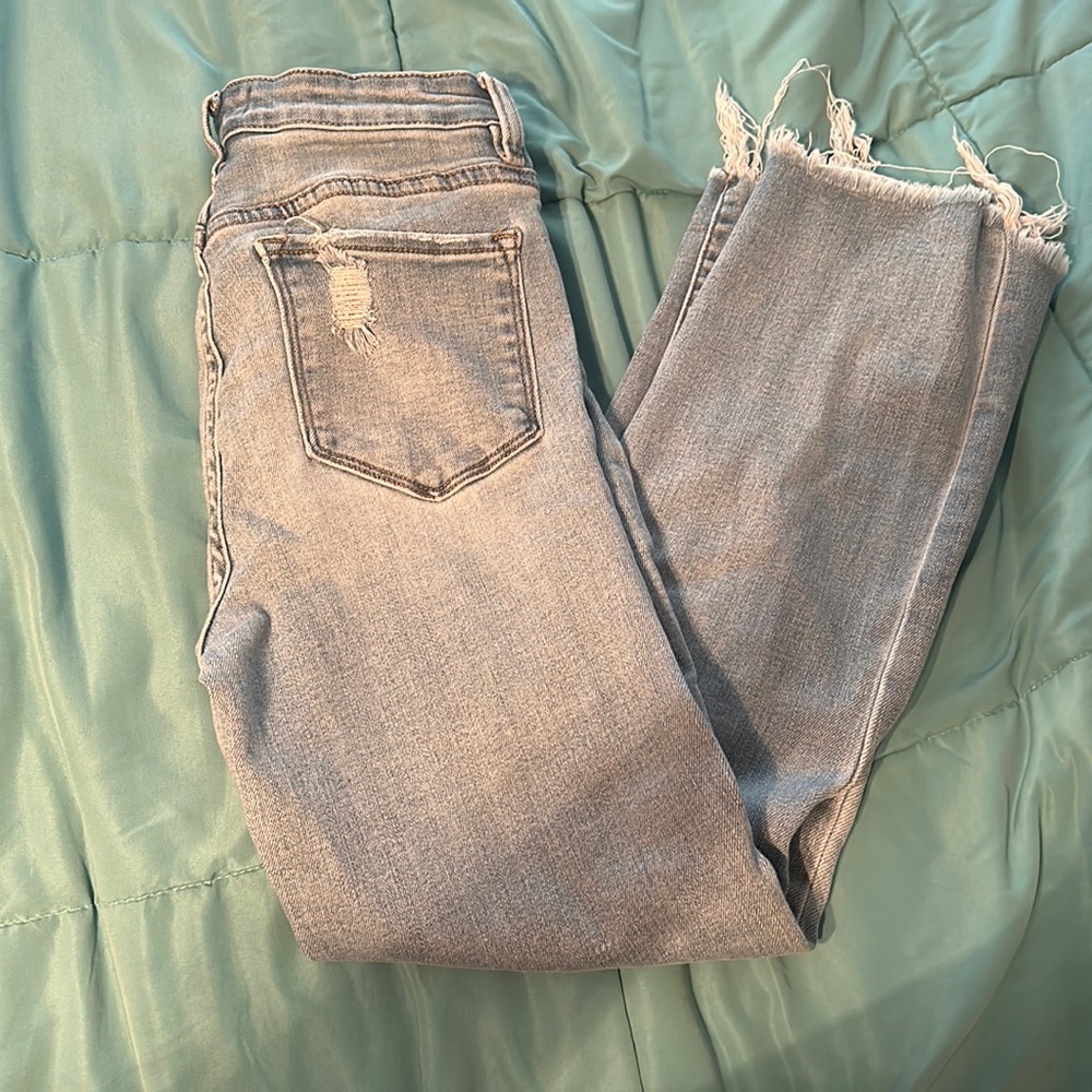 Vervet light washed denim mom jeans